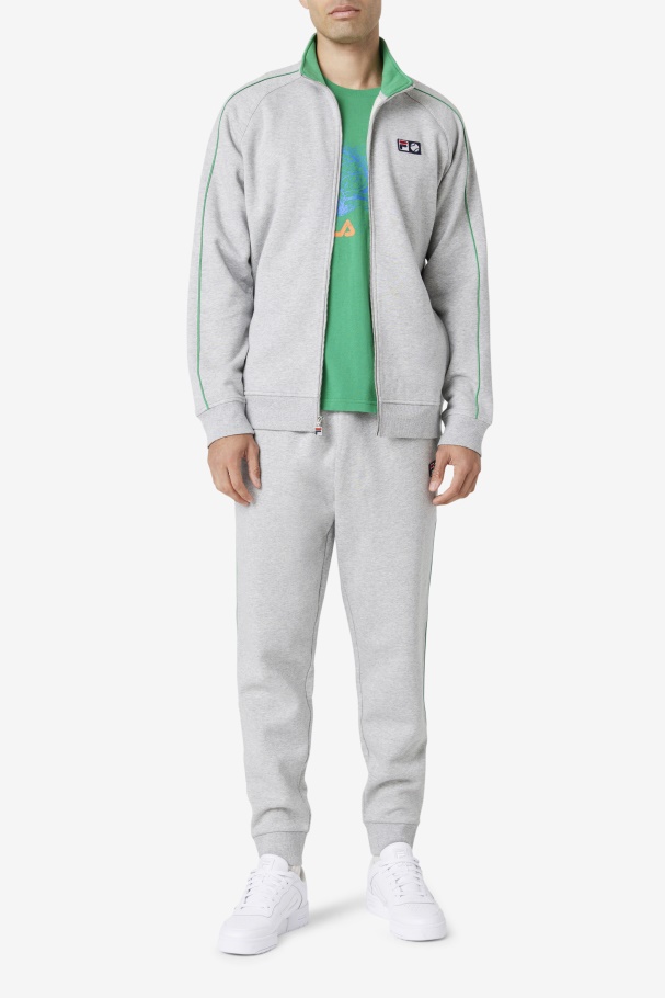 Jaqueta Sutton Cinza Claro/jelly Bean/branco Fila