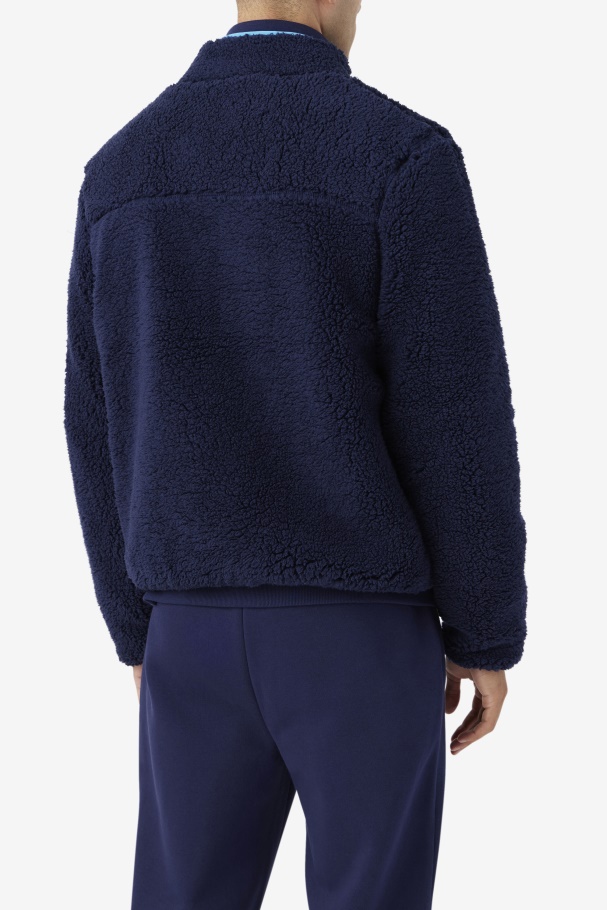 Jaqueta Yale Sherpa Fio Marinho/aquarius