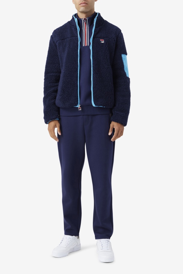 Jaqueta Yale Sherpa Fio Marinho/aquarius