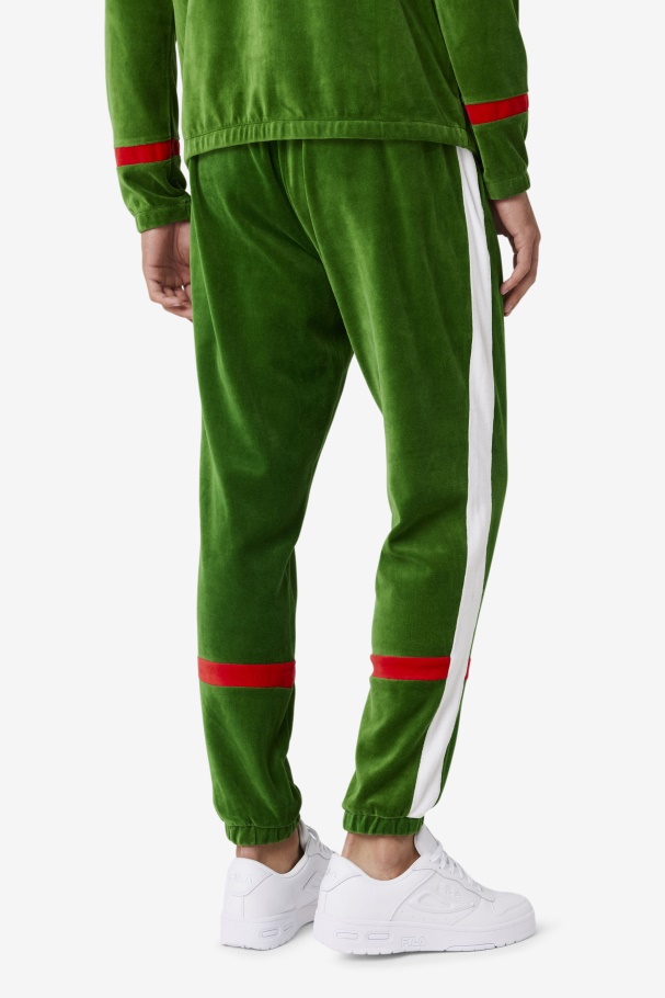 Jardim Formal/branco/vermelho Ravid Calça De Veludo Fila