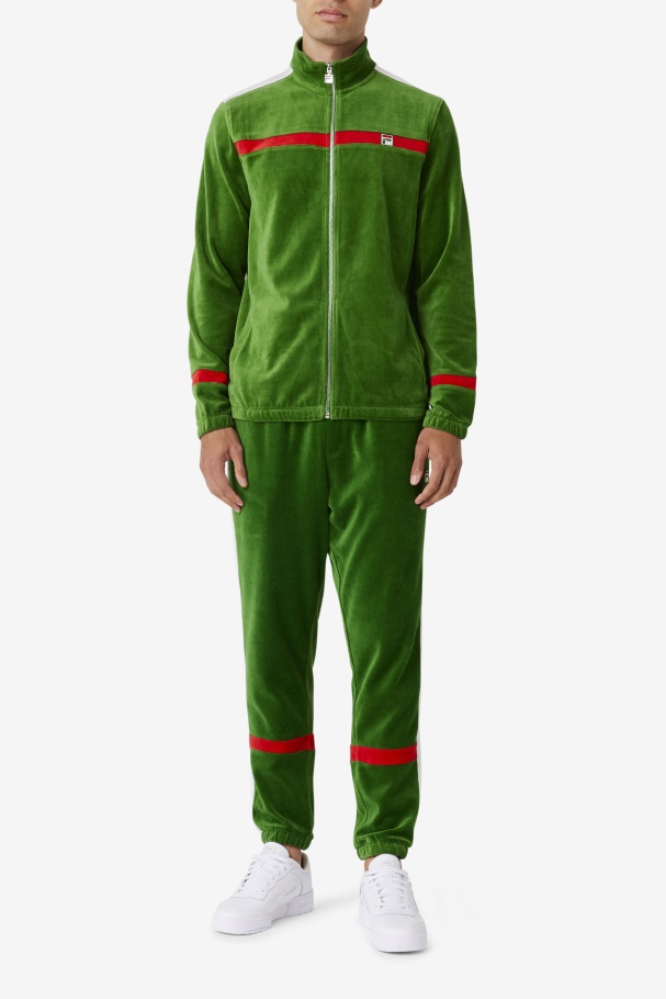 Jardim Formal/branco/vermelho Ravid Calça De Veludo Fila