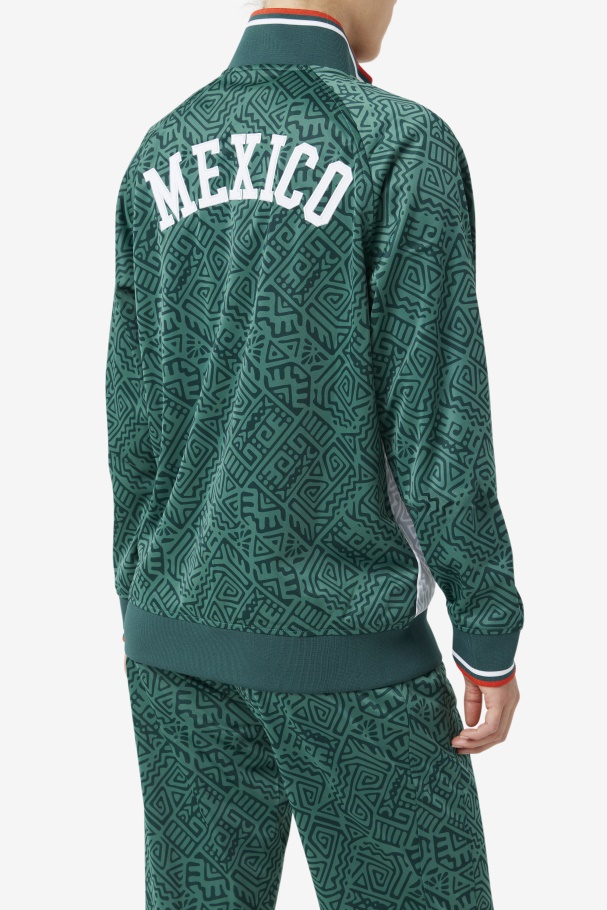 Junho Bug/branco/vermelho Ardente Fila México Jaqueta