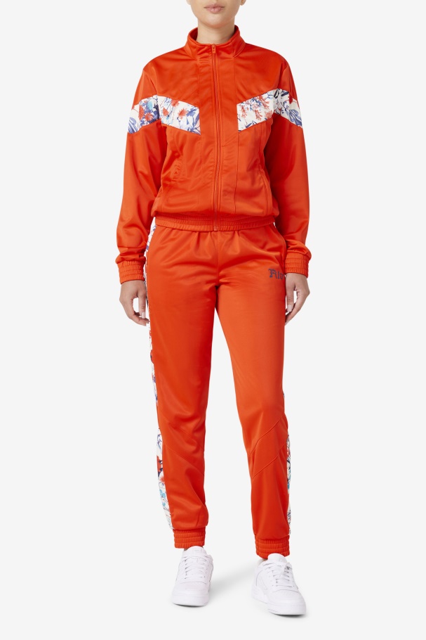 Kiara Track Pant Orangecom Fila