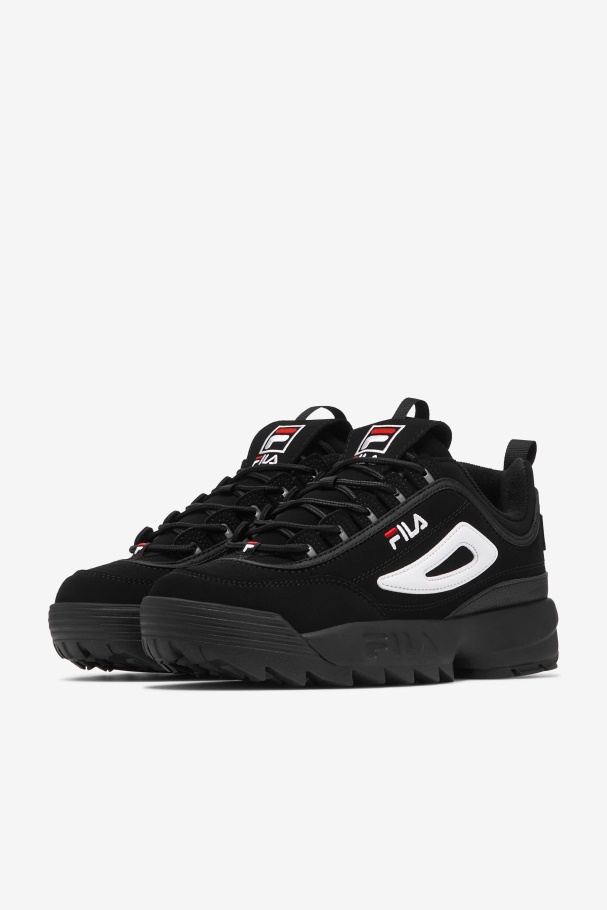 Kids\ Disruptor 2 Fila Preto/branco/vermelho