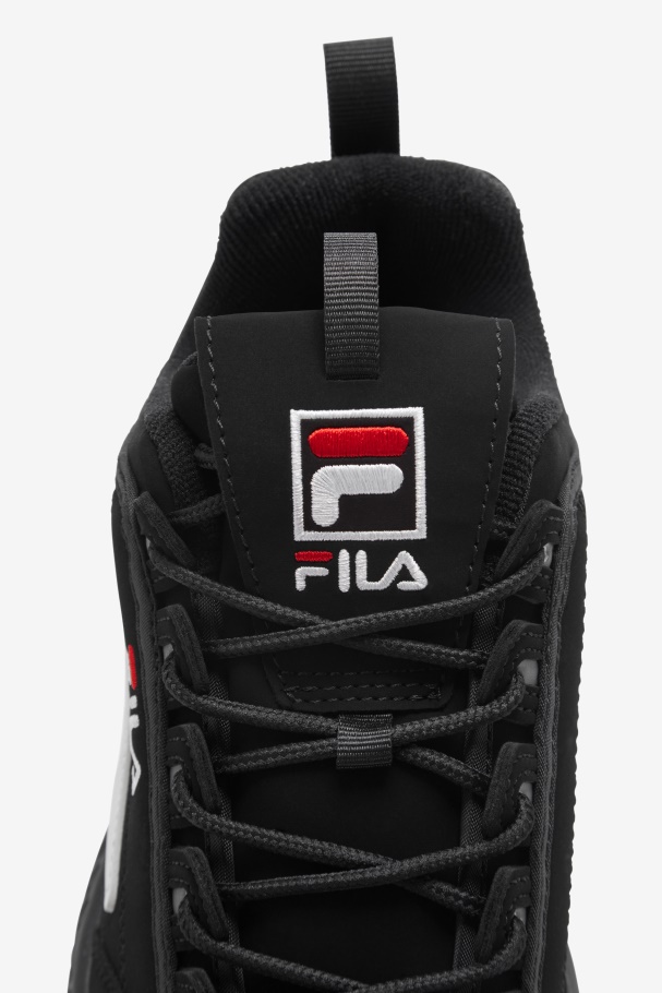 Kids\ Disruptor 2 Fila Preto/branco/vermelho