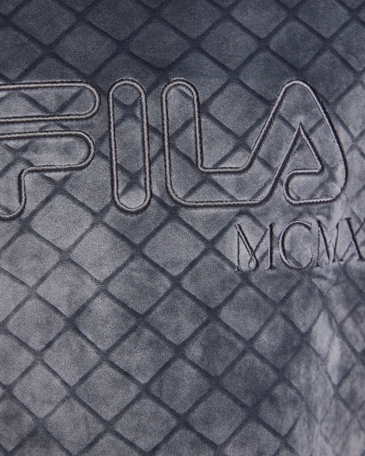 Kid\s Sloane Crew Black Oyster Fila