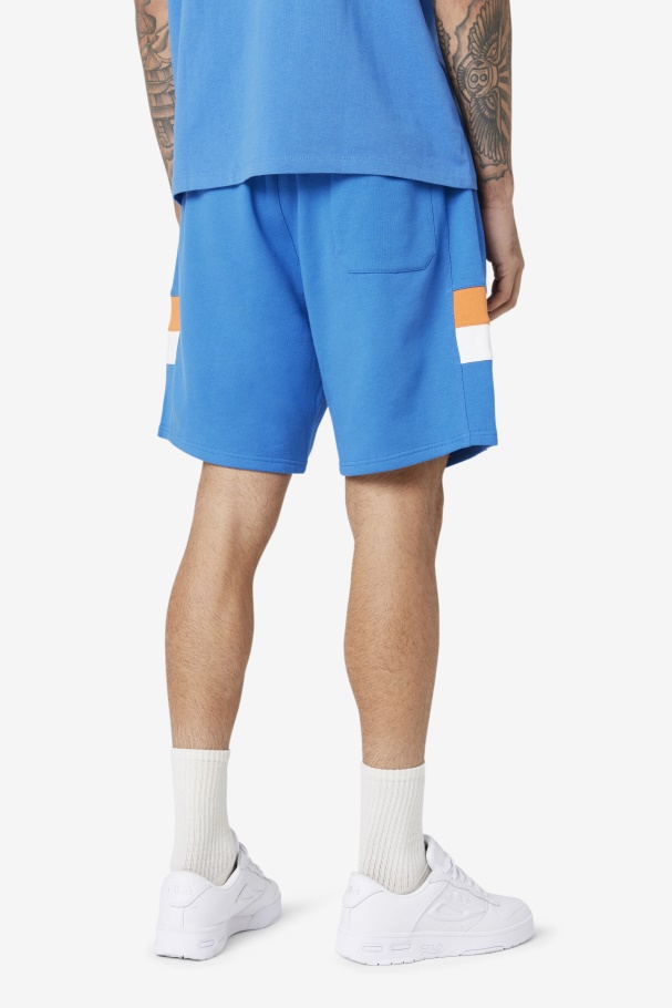 Langlen Fila Curta Forte Azul/branco/coral Rosa