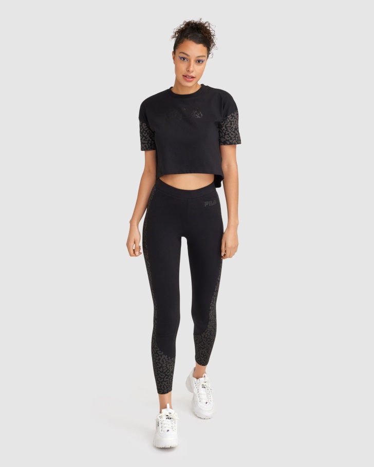 Legging Mare Feminina Fila Preta