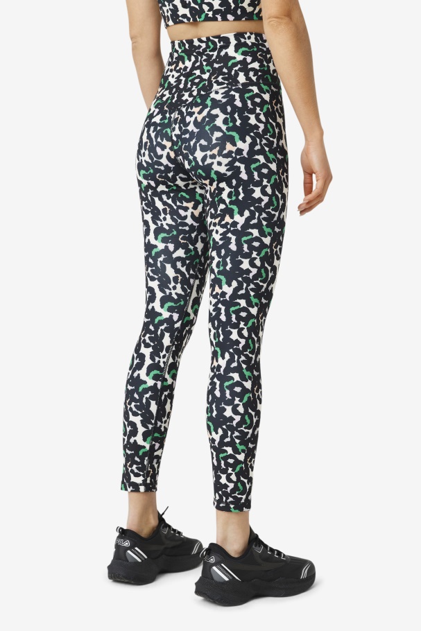 Legging Preta Animal Fila Forza Elegante 7/8