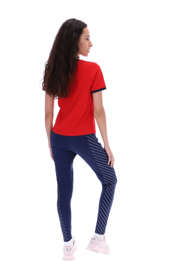 Linha De Marcha Da Camisa Ringer