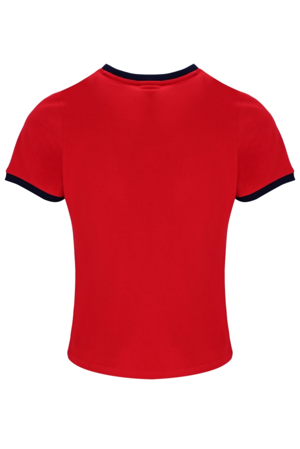 Linha De Marcha Da Camisa Ringer