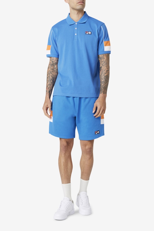 Linha Pólo Cauda Coral Forte Azul/branco/rosa