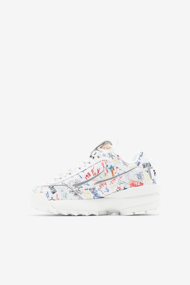 Little Kids\ Disruptor 2 Exp Preto/branco/multi Fila