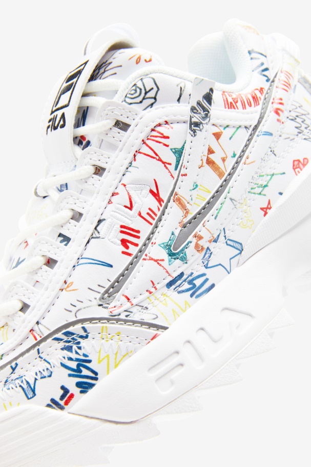 Little Kids\ Disruptor 2 Exp Preto/branco/multi Fila