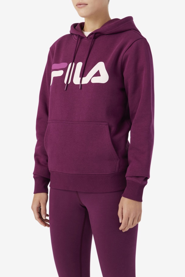 Lucy Hoodie Fila Uva Vinho/potpourri/rouge
