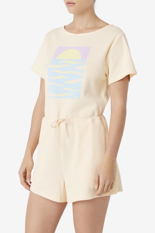 Macacão Fila Julianna Tender Pêssego