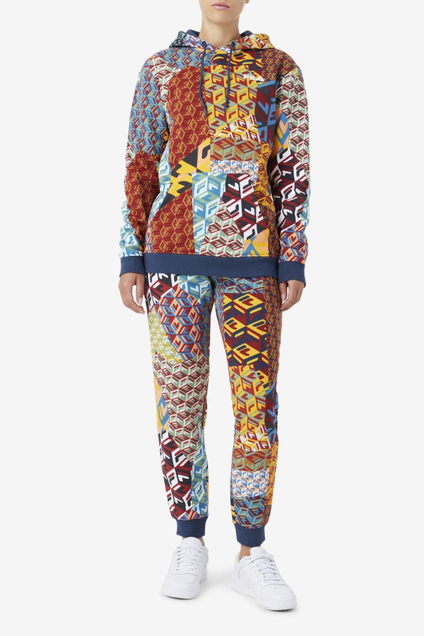 Magdalena Jogger Fila Oceano/amarelo/branco