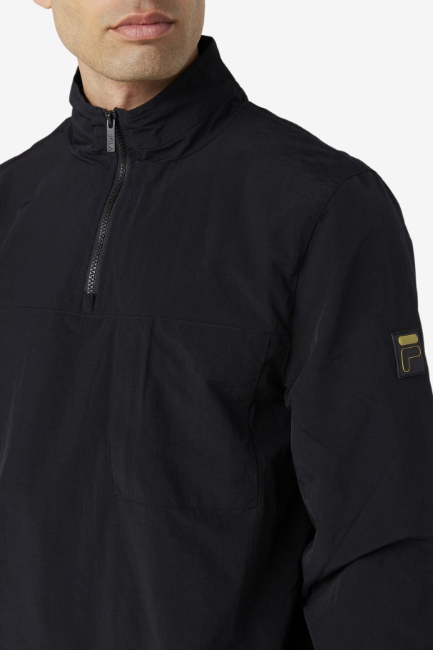 Magnus 1/4 Zip Track Jaqueta Preta Fila