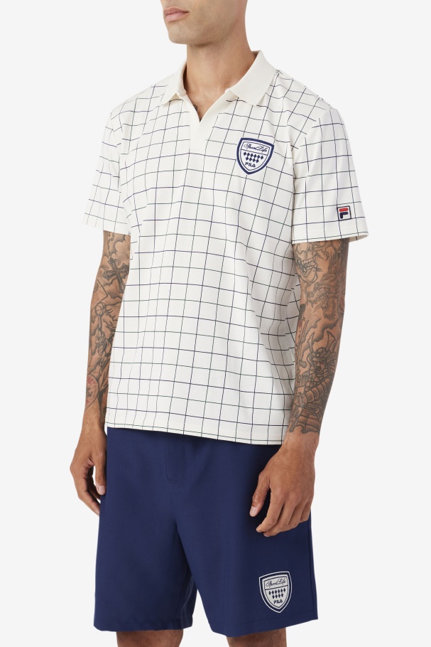 Mand Polo Gardenia/june Bug/navy Row