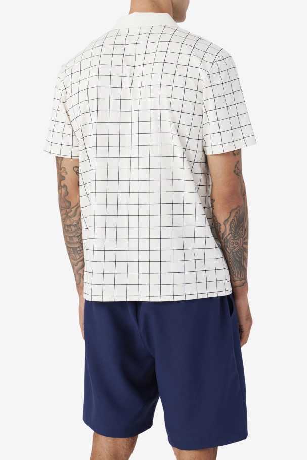 Mand Polo Gardenia/june Bug/navy Row