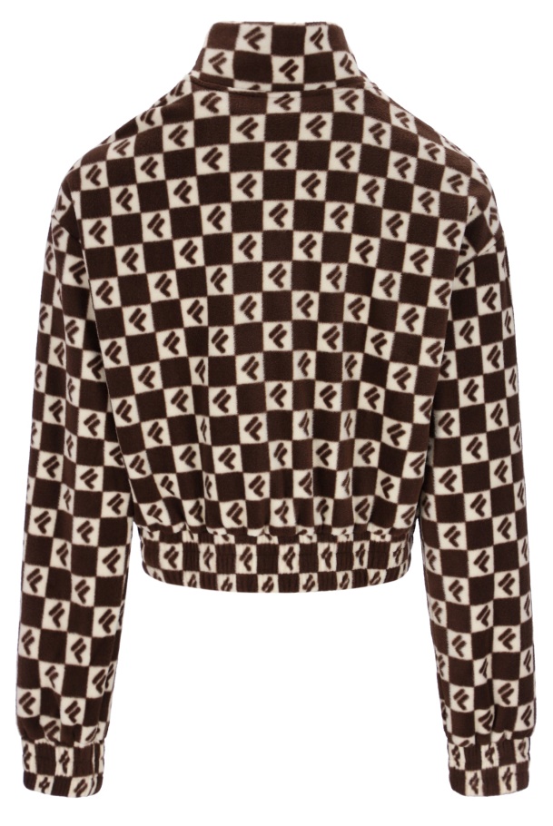 Marla Velo Polar Com Estampa Xadrez Fila