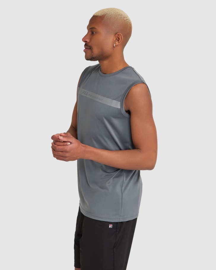 Masculino Caleb Qdry Tank Fila De Sementes De Papoula