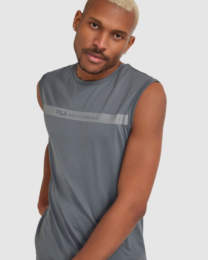 Masculino Caleb Qdry Tank Fila De Sementes De Papoula
