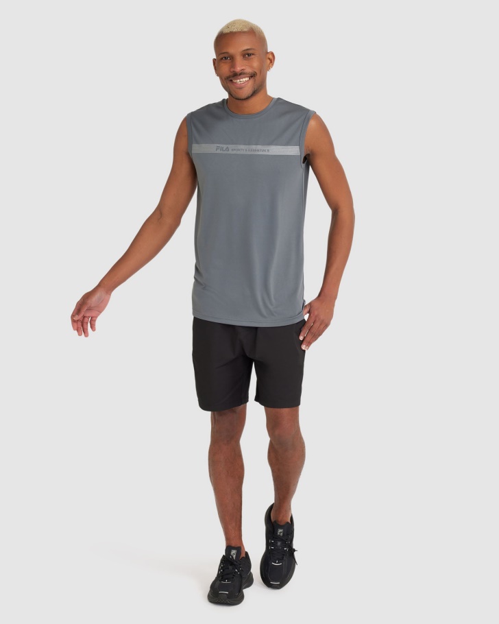 Masculino Caleb Qdry Tank Fila De Sementes De Papoula