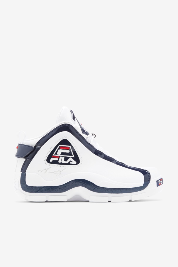 Masculino Grant Hill 2 25º Aniversário Edição Fila Branco/marinho/vermelho