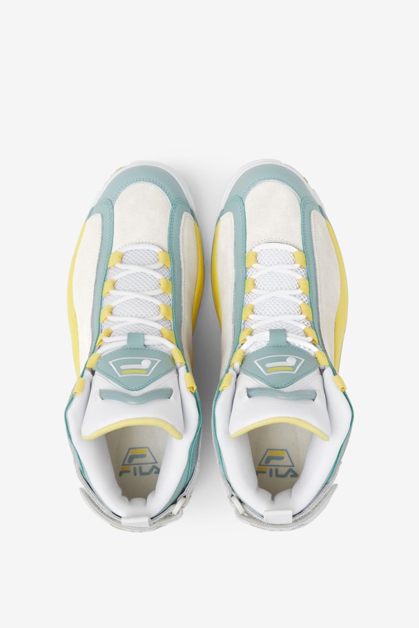 Masculino Grant Hill 2 Branco/garça/cinza Mist Fila