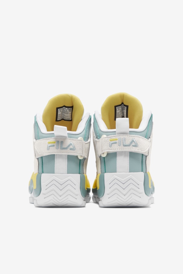 Masculino Grant Hill 2 Branco/garça/cinza Mist Fila