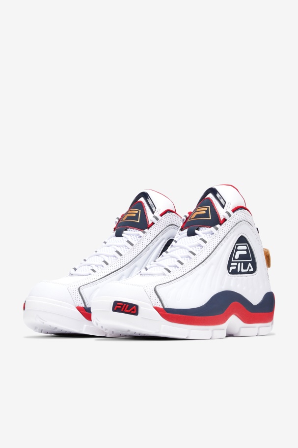 Masculino Grant Hill 2 Game Break Branco/blues/vermelho Fila