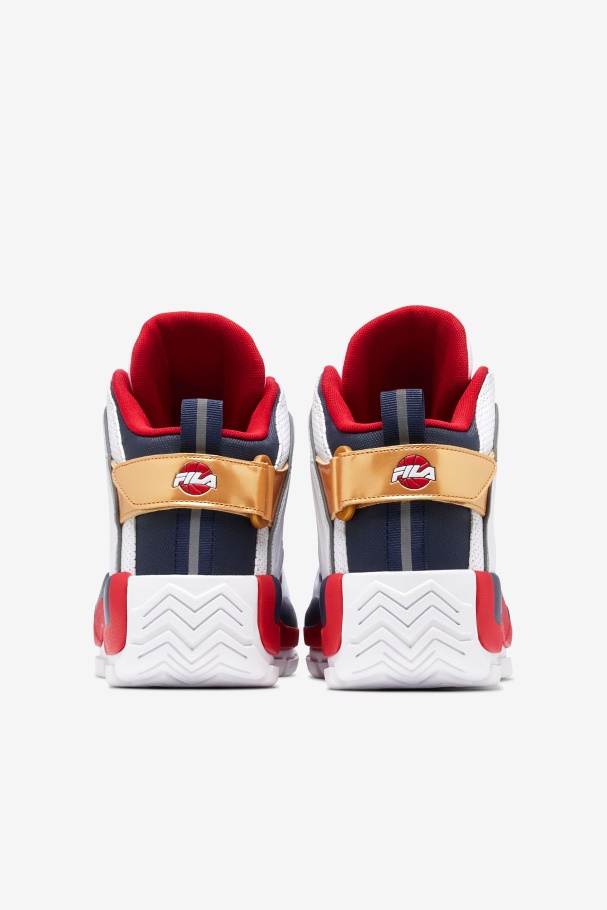 Masculino Grant Hill 2 Game Break Branco/blues/vermelho Fila