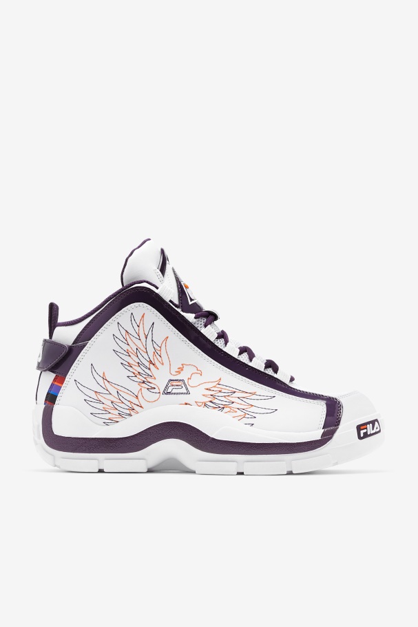 Masculino Grant Hill 2 History Branco/roxo Galhardete/laranja Fila