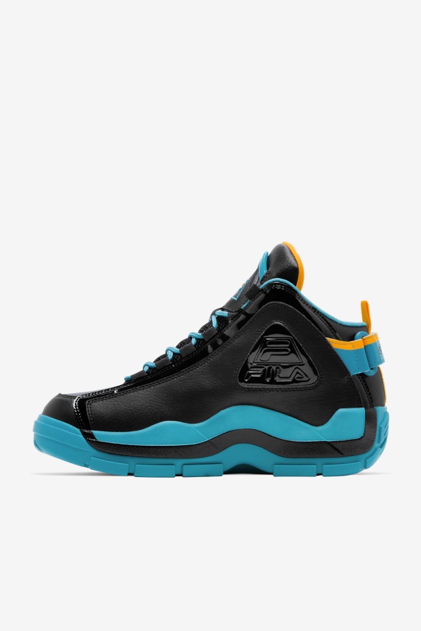 Masculino Grant Hill 2 X Semi-pro Fila Preto/teal/zinnia