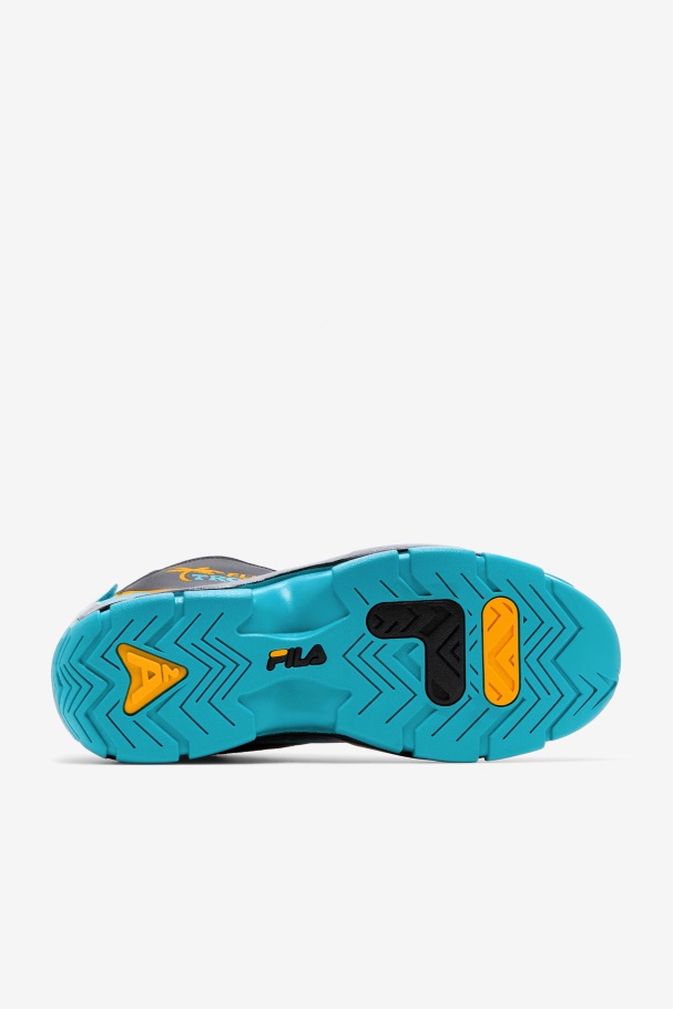 Masculino Grant Hill 2 X Semi-pro Fila Preto/teal/zinnia