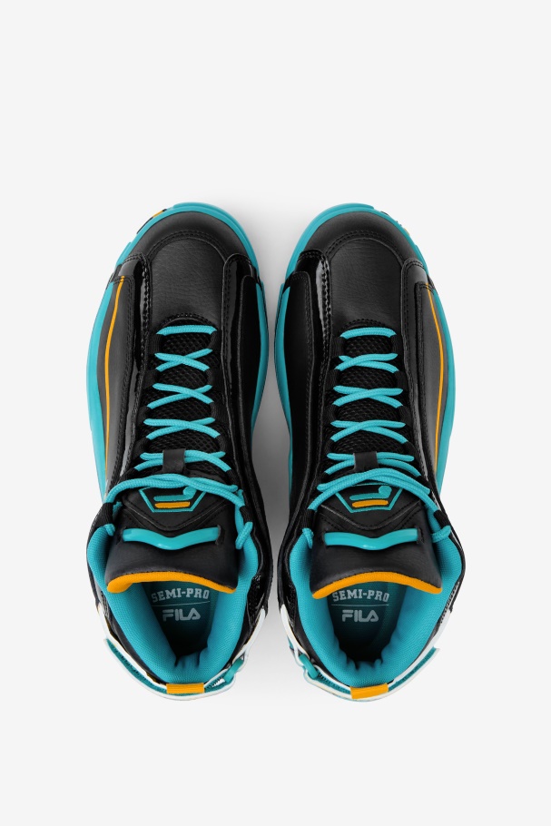 Masculino Grant Hill 2 X Semi-pro Fila Preto/teal/zinnia