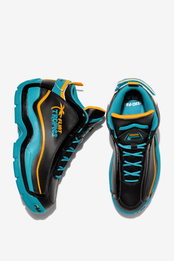 Masculino Grant Hill 2 X Semi-pro Fila Preto/teal/zinnia