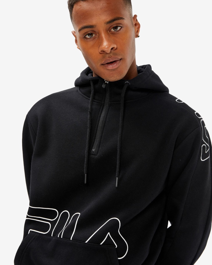 Masculino Jay Qtr Zip Fila Preto
