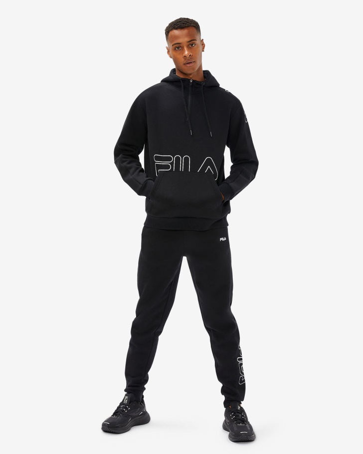 Masculino Jay Qtr Zip Fila Preto