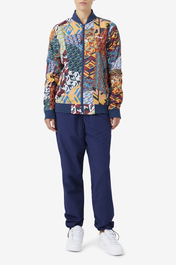 Mav Jaqueta Bomber Oceano/amarelo/branco Fila