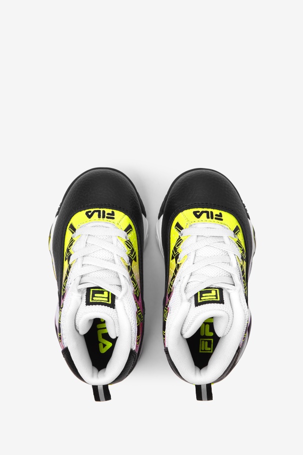 Mb Fila Infantil Preto/amarelo/branco