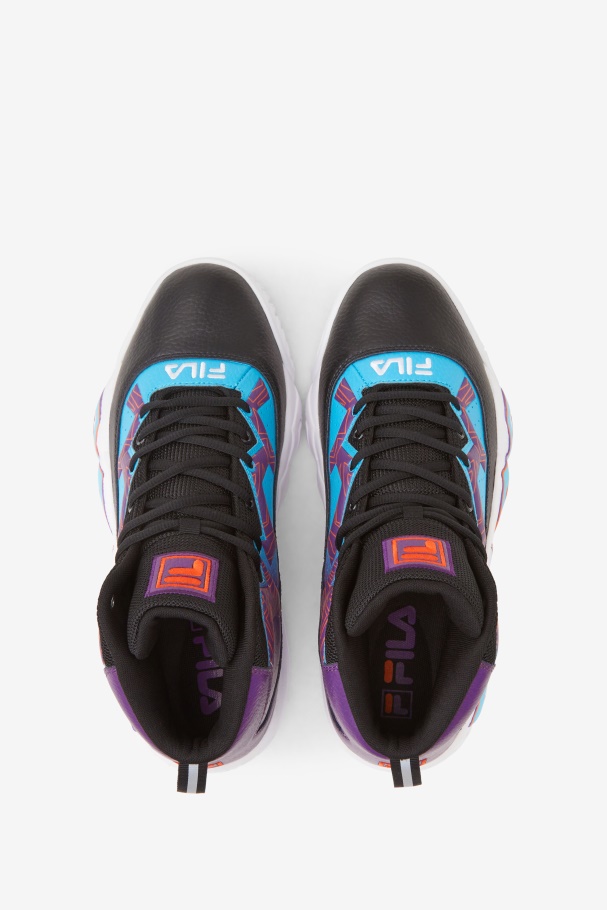 Mb Fila Masculino Preto/branco/roxo