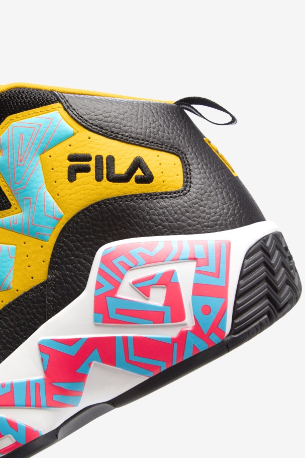 Mb Fila Masculino Preto/limão/anchova