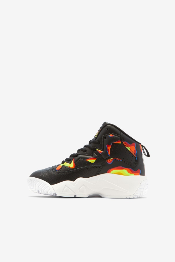 Mb Infantil Preto/vermelho Laranja/vermelho Fila