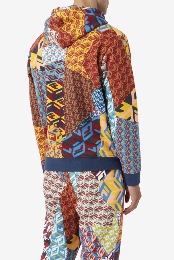 Moletom Amarelo/oceano Fila Anja