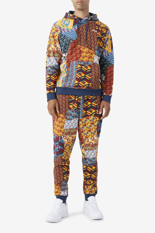 Moletom Amarelo/oceano Fila Anja