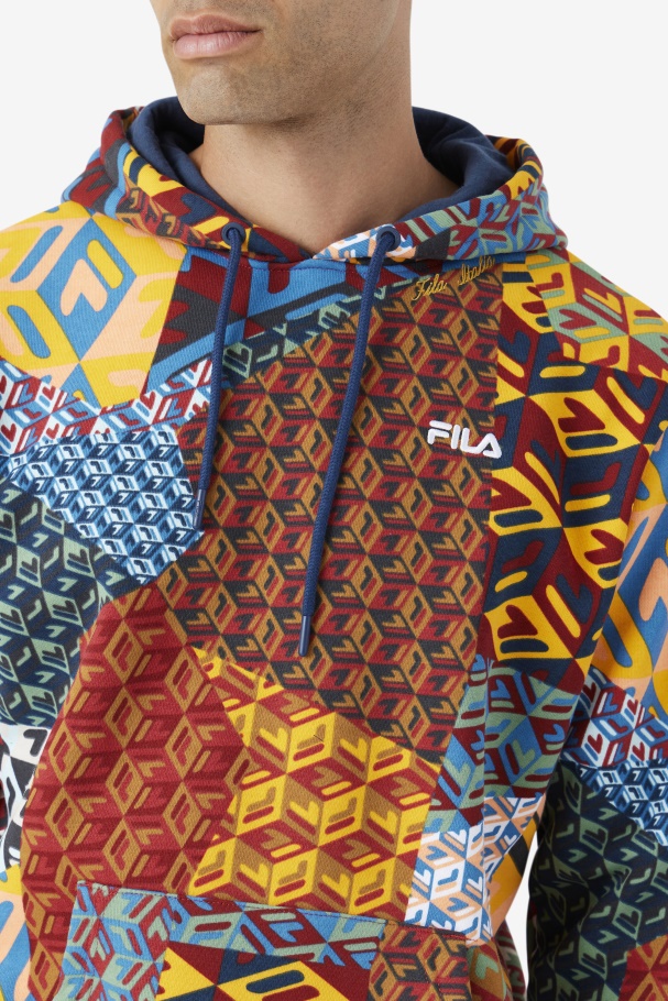 Moletom Amarelo/oceano Fila Anja