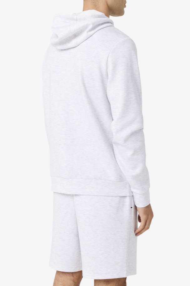 Moletom Com Capuz Aadheen Marga Branqueada/fila Preta