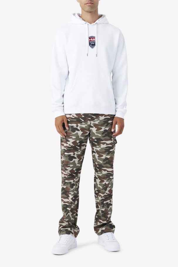 Moletom Com Capuz Branco Fila 2pac